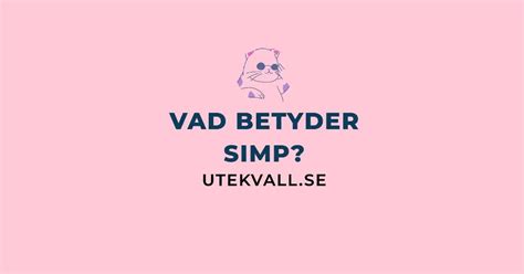 siomp|hvad betyder simp.